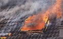 Feuer 3 Reihenhaus komplett ausgebrannt Koeln Poll Auf der Bitzen P056